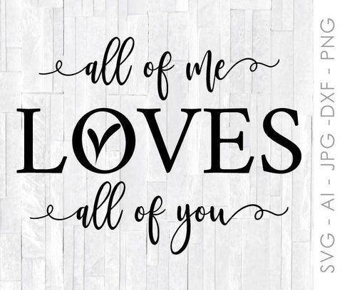 Love SVG Quote, Valentines Day Design for Cricut, Silhouette Vinyl Design, DXF Laser Cutting Design, Wall Art, SVG File Sayings to Print - lasting-expressions-vinyl
