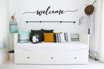 Welcome Vinyl Decal Sticker Sign for Wall - lasting-expressions-vinyl