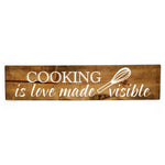 Cooking Love Made Visible Saying Sign - lasting-expressions-vinyl