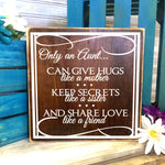 Aunt Wood Quote Sign Home Decor - lasting-expressions-vinyl