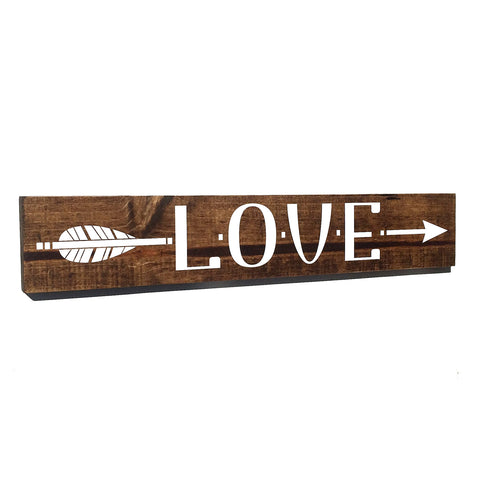 Wood Love Arrow Sign - lasting-expressions-vinyl