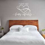 Infinity Wall Sticker Quote Lettering - lasting-expressions-vinyl
