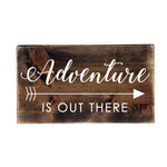 Adventure Quote Sign, Arrow Wood Sign - lasting-expressions-vinyl
