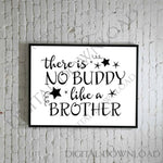 SVG Quote for Vinyl Cutter, Printable Saying Nursery Wall Art, Baby Brother Shirt Design, Brother Saying to Print, DXF Silhouette Stencil - lasting-expressions-vinyl