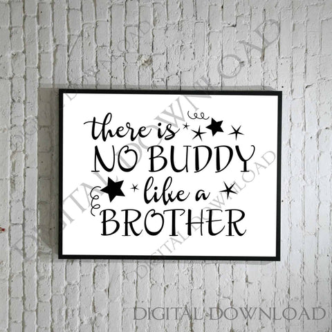SVG Quote for Vinyl Cutter, Printable Saying Nursery Wall Art, Baby Brother Shirt Design, Brother Saying to Print, DXF Silhouette Stencil - lasting-expressions-vinyl