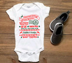 Baby's First Christmas Outfit, Santa Mail Christmas Present, Infant Bodysuit, Grandparents Pregnancy Announcement, Baby Christmas Shirt - lasting-expressions-vinyl