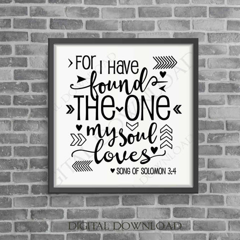 Love Quote SVG Design Vector Digital Download- Typography Print, Vinyl Saying, svg ai pdf, My Soul Loves, Gift for Her, Silhouette Stencil - lasting-expressions-vinyl