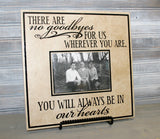 Memorial Quote Picture Frame Sign, In Loving Memory Saying Frame, Funeral Gift After Loss of Loved One, Home Decor Memorial Sign for Parents - lasting-expressions-vinyl