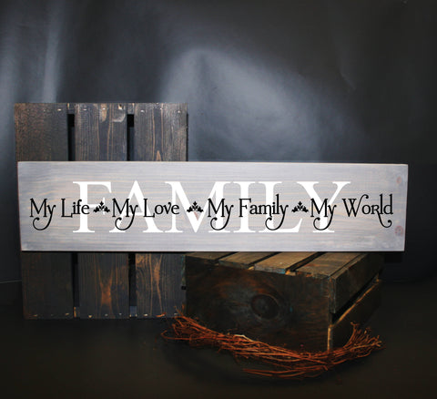 Family Quote Wood Sign - lasting-expressions-vinyl