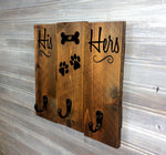 Key Hanger - His and Hers, Puppy Leash Hanger - lasting-expressions-vinyl