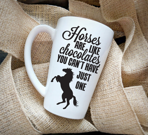 Horse Coffee Mug Quote - lasting-expressions-vinyl