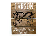 Horse Pallet Sign with Name - lasting-expressions-vinyl