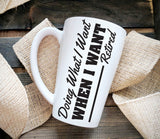 Retirement Gift Ceramic Coffee Mug Quote, Thank You Coffee Cup Gift for Boss, Co-Worker Retirement Party Supply, Retirement Gift for Parent - lasting-expressions-vinyl