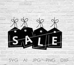 Sale Clipart Vector File, Business Sale Sign Tags, SVG Saying Files, DXF Silhouette Craft Stencil Quotes, Garage Sale Sign, DIY Craft Supply - lasting-expressions-vinyl