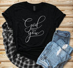God Graphic Tee Quote Shirt, God Gave Me You, Birthday Gift for Wife, Mother's Day Gift from Kids, Custom Saying on Shirt, Love Tank Top - lasting-expressions-vinyl