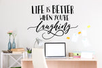 Life Vinyl Decor Saying for Wall Decal - lasting-expressions-vinyl