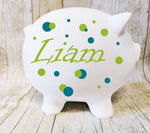 Custom Piggy Bank with name - lasting-expressions-vinyl