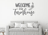 Farmhouse Welcome Wall Lettering Quote - lasting-expressions-vinyl