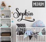 Name Vinyl Wall Decal Sticker for Above Crib, Nursery Wall Art Name, Kids Name Sign for Bedroom, Baby Nursery Wall Sticker Custom Decal Sign - lasting-expressions-vinyl