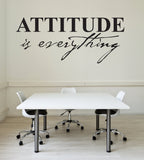 Attitude is everything Vinyl Wall Decal - Inspirational Quote - lasting-expressions-vinyl