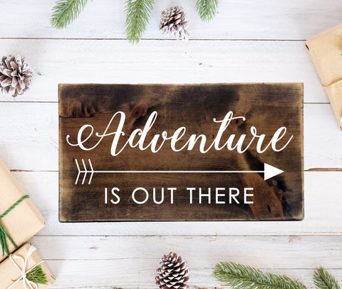 Wood Adventure is out there Sign - lasting-expressions-vinyl