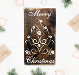 Cat Christmas Decorations, Cat Christmas Tree Wood Hanging Sign - lasting-expressions-vinyl