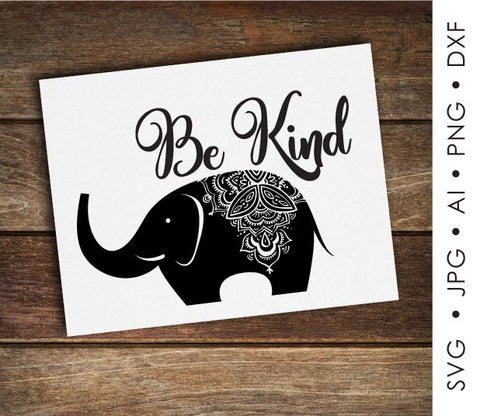 Animal Clipart SVG Quote, Printable Nursey Home Decor, Motivational Card Printable, Elephant Boho Animal Print, Inspiration Saying to Print - lasting-expressions-vinyl