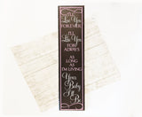 Baby Quote Wood Sign for Nursery, Love You For Always Baby You'll Be Quote - lasting-expressions-vinyl