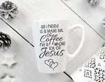 Jesus Quote Ceramic Coffee Cup - lasting-expressions-vinyl