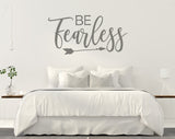 Be Fearless Wall Words Decal, Vinyl Wall Sticker Art, Quote for Wall Decor - lasting-expressions-vinyl