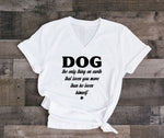 Dog Quote Unisex Hoodie, Women's Dog Saying Graphic Tee, Men Tshirt Dog Quote, Fur Mom Birthday Gift, Dog Loves You More Than Himself Quote - lasting-expressions-vinyl