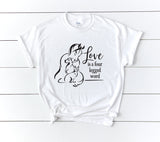 Pet Quote Shirt, Love Four Legged Word Saying on Shirt, Dog Graphic Tee, Cat Hoodie, Horse Shirt, Gift Fur Mom, Pet Lover Gift, Animal Shirt - lasting-expressions-vinyl