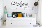 Welcome Sign, Welcome Wall Words Sticker - lasting-expressions-vinyl