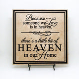 Memorial Quote Plaque for Funeral, In Loving Memory Saying Sign, Memorial Saying Wood Sign, Friend Gift After Loss, Wedding Memorial Display - lasting-expressions-vinyl