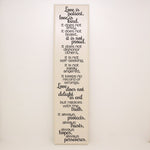 Love is Patient Wood Quote Sign - lasting-expressions-vinyl