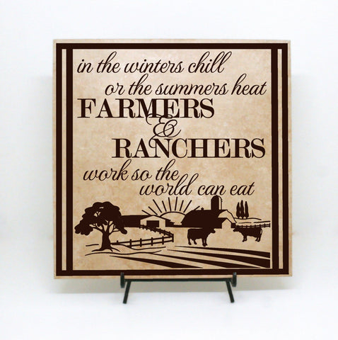 Farmers and Ranchers Saying Sign - lasting-expressions-vinyl