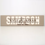 Personalized Sign with Last Name - lasting-expressions-vinyl