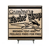 Grandpa's Fixin Shop Sign - lasting-expressions-vinyl