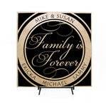 Family is forever sign, Personalized Wood Sign - lasting-expressions-vinyl