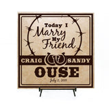 Country Wedding Centerpiece Sign - lasting-expressions-vinyl