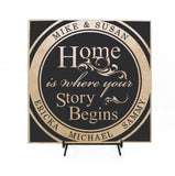 Family Name Plaque Housewarming Gift - lasting-expressions-vinyl