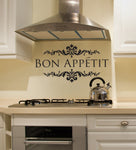 Kitchen Sign Bon Appetit Sticker - lasting-expressions-vinyl