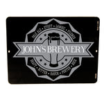 Brewery Metal Man Cave Sign - lasting-expressions-vinyl