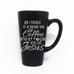Jesus Quote Ceramic Coffee Cup - lasting-expressions-vinyl