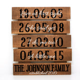 Wood Sign Special Anniversary Dates - lasting-expressions-vinyl