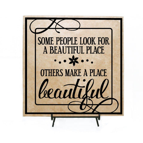 Some people look for a beautiful place quote sign - lasting-expressions-vinyl