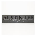 Memorial Hanging Sign, Remembrance Wood Memorial Plaque, In Loving Memory Sign Personalized, Loss of Child Memorial Gift, Custom Name Sign - lasting-expressions-vinyl