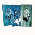 Dream Catcher on Colored Wood Sign - lasting-expressions-vinyl