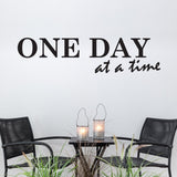 Sobriety Prayer One Day at a Time Vinyl Wall Decal - lasting-expressions-vinyl