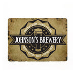 Brewery Metal Man Cave Sign - lasting-expressions-vinyl